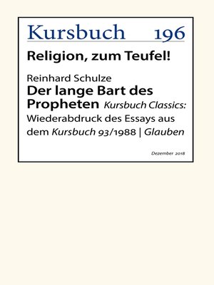 cover image of Der lange Bart des Propheten